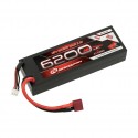 Robitronic Batteria LiPo 6200mAh 2S 7,4V 40C T-Pluc