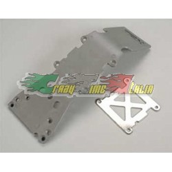 TRAXXAS 4937A - SKIDPLATE ANTERIORE IN PLASTICA + PIASTRA IN ACCIAIO INOX PER T-MAXX