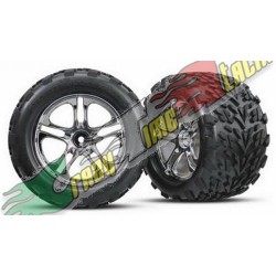 TRAXXAS 5174 - GOMME TRAXXAS ASSEMBLATE CON CERCHIO (2)